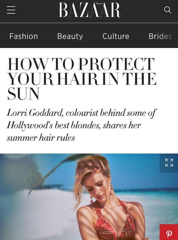 HOW TO PROTECT YOUR HAIR IN THE SUN